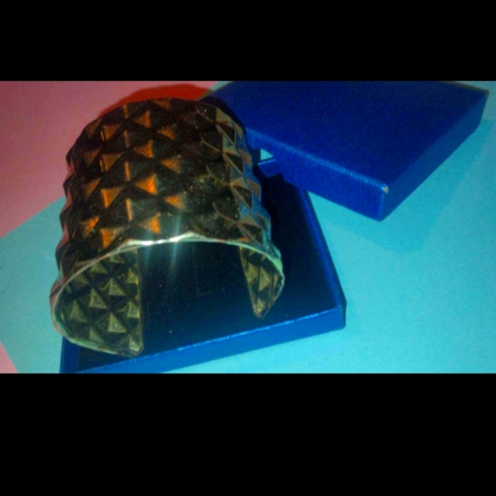 Silver Tone Cuff Bracelet